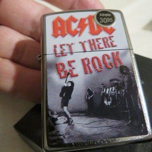 Rare A/C D/C Let There Be Rock Zippo Lighter